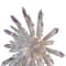 14" Lighted Iridescent Icicle Christmas Tree Topper, Clear Lights